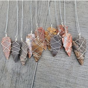 Mystery Pick Hand Carved Arrowhead Necklace